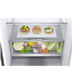 LG | Refrigerator | GBB71PZDMN | Energy efficiency class E | Free standing | Combi | Height 186 cm | No Frost system | Fridge ne