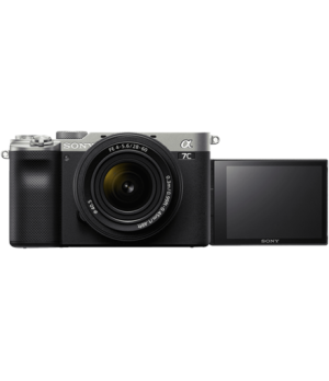 ILCE-7CL Sony Alpha A7C Full-frame Mirrorless Interchangeable Lens Camera with Sony FE 28-60mm F4-5.6 Zoom Lens, Silver | Sony |