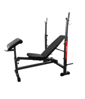 WNQ 518GA 5-Ways Weight Lifting Bench 167 x 100 x 100 cm Black Max user weight 150 kg