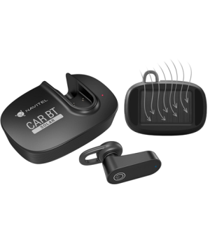 Multifunctional Bluetooth Headset | Solar Car BT | Hands free device | Bluetooth | g | Black | Recharge indicator