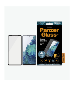 PanzerGlass | Samsung | Galaxy S20 FE CF | Glass | Black | Works with face recognition and is compatible with the in-screen fing