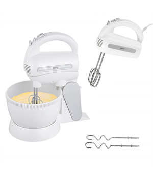 Camry | Mixer | CR 4213 | Mixer with bowl | 300 W | Number of speeds 5 | Turbo mode | White