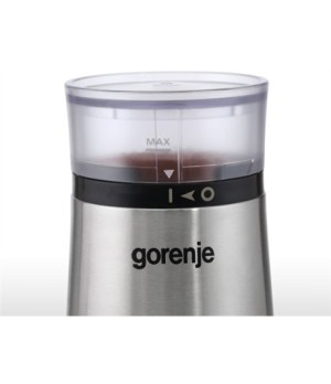 Gorenje | SMK150E | Coffee grinder | 150 W | Coffee beans capacity 60 g | Lid safety switch | Stainless steel