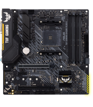 Asus | TUF GAMING B450M-PLUS II | Processor family AMD | Processor socket AM4 | DDR4 | Memory slots 4 | Number of SATA connector