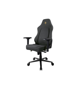 Arozzi Gaming Chair Primo Woven Fabric Black/Grey/Gold logo