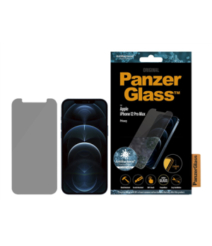 PanzerGlass | Apple | For iPhone 12 Pro Max | Tempered Glass | Transparent | Privacy glass