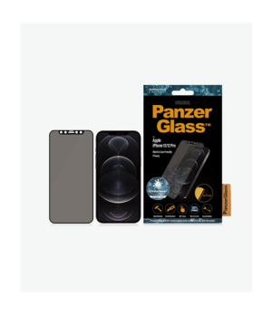 PanzerGlass | Apple | For iPhone 12/12 Pro | Glass | Black | Case Friendly | Privacy glass