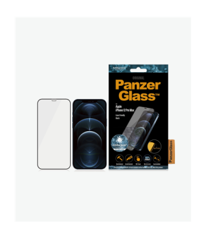 PanzerGlass | Apple | For iPhone 12 Pro Max | Glass | Black | Clear Screen Protector