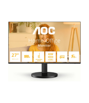 AOC Q27B3CF2 | 27 " | IPS | QHD | 16:9 | 100 Hz | 1 ms | 2560 x 1440 pixels | 350 cd/m² | HDMI ports quantity 1 | Black | Warran