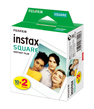 Fujifilm | Instax Square Glossy Instant film (2x10pl) | 86 x 72 mm | Image dimensions: 62 × 62 mm | Quantity 20