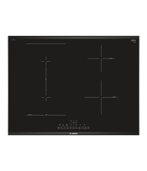 Bosch | PVS775FC5E | Induction hob | Induction | Number of burners/cooking zones 4 | DirectSelect | Timer | Black