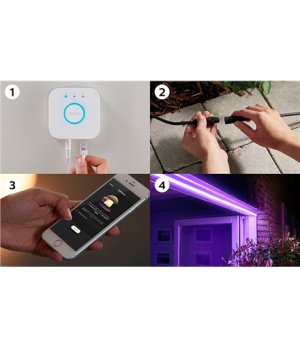 Philips Hue|Lightstrip|Hue White and Colour Ambiance|White and colored light