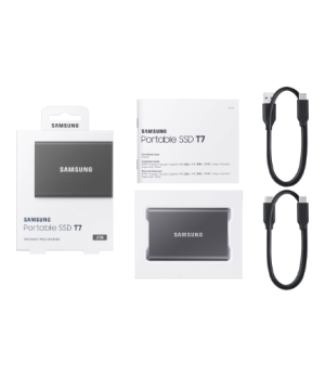 Portable SSD | T7 | 2000 GB | USB 3.2 | Gray