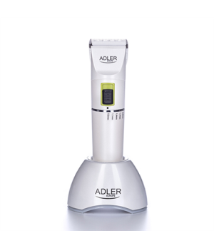 Adler | Hair clipper | AD 2827 | Cordless or corded | Number of length steps 4 | White