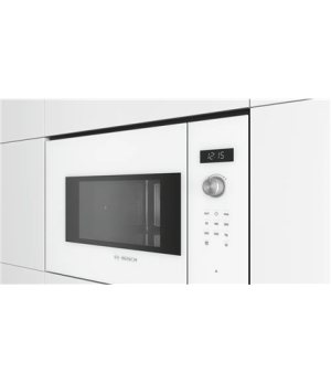 Bosch Microwave Oven | BFL554MW0 Series 6 | Built-in | 25 L | 900 W | White