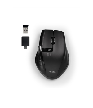 PORT DESIGNS | Office Silent Mouse | 900703 | Optical | Wireless | 2.4 GHz Wireless via USB Dongle | Black | 2 year(s)