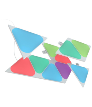 Nanoleaf|Shapes Triangles Mini Expansion Pack (10 panels)|1 x 0.54 W|16M+ colours|2.4GHz WiFi b/g/n