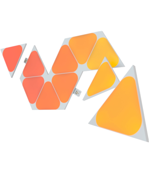 Nanoleaf|Shapes Triangles Mini Expansion Pack (10 panels)|1 x 0.54 W|16M+ colours|2.4GHz WiFi b/g/n