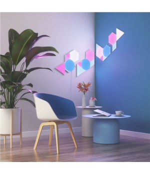 Nanoleaf|Shapes Triangles Mini Expansion Pack (10 panels)|1 x 0.54 W|16M+ colours|2.4GHz WiFi b/g/n