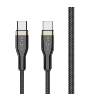 Fixed | Braided Cable USB-C/USB-C, 2m, 100W | FIXDB-CC2-BK