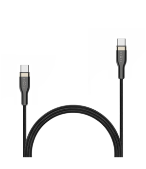 Fixed | Braided Cable USB-C/USB-C, 2m, 100W | FIXDB-CC2-BK