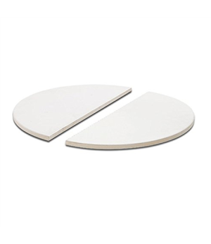 TunaBone | Half moon pizza stone, 190 mm for Kamado 23/24inch