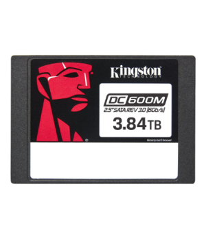 Kingston DC600M | 3840 GB | SSD form factor 2.5" | Solid-state drive interface SATA Rev. 3.0 | Read speed 560 MB/s | Write speed