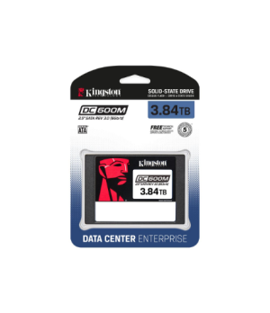 Kingston DC600M | 3840 GB | SSD form factor 2.5" | Solid-state drive interface SATA Rev. 3.0 | Read speed 560 MB/s | Write speed