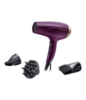 Remington | Hair Dryer | D5219 | 2300 W | Number of temperature settings 3 | Ionic function | Diffuser nozzle | Purple