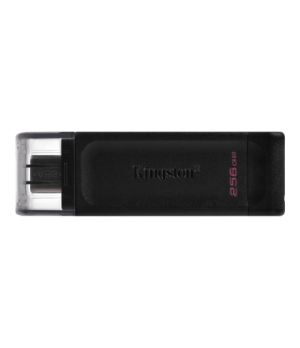 Kingston | USB Flash Drive | DataTraveler 70 | 256 GB | USB 3.2 Gen 1 Type-C | Black