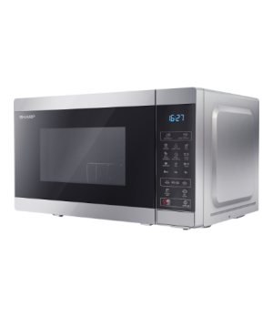 Sharp | Microwave Oven | YC-MG02E-S | Free standing | 20 L | 800 W | Grill | Silver