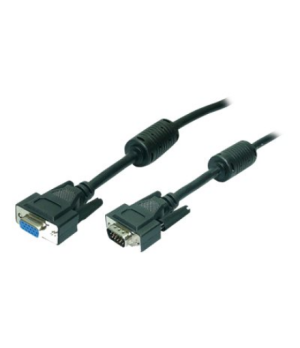 Logilink | Black | HD DSUB 15-pin male | HD DSUB 15-pin female | VGA to VGA | 1.8 m