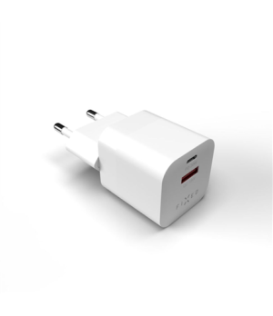 Fixed Mini USB-C/USB Travel Charger 20W | FIXC20M-CU-WH