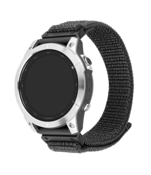 Fixed | Sporty Strap for Garmin QuickFit 22mm | 160-210 mm | Dark gray | Nylon