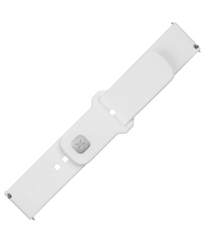 Fixed | Sporty Strap Set with Quick Release 20mm for Smartwatch | 160-235 mm | White | Silicone