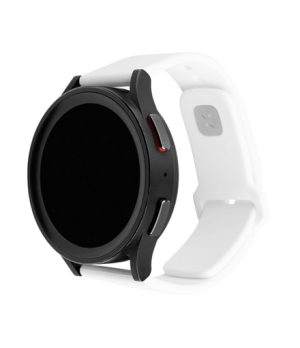 Fixed | Sporty Strap Set with Quick Release 20mm for Smartwatch | 160-235 mm | White | Silicone