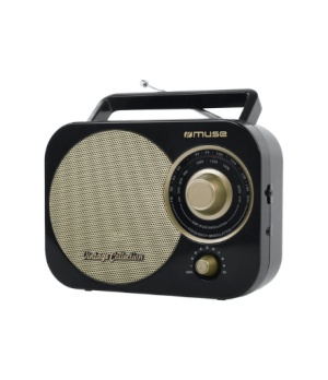 Muse | Portable radio | M-055RB | AUX in | Black/Gold