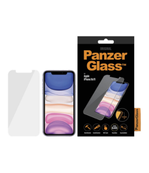 PanzerGlass | Apple | iPhone XR/11 | Hybrid glass | Transparent | Full frame coverage Rounded edges 100% touch preservation | Sc