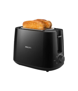 Philips Daily Collection Toaster | HD2581/90 | Power 900 W | Number of slots 2 | Housing material Plastic | Black