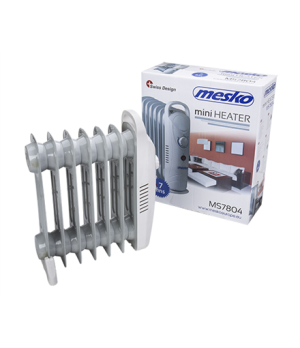 Mesko | MS 7804 | Oil Filled Radiator | 700 W | Number of power levels 1 | White