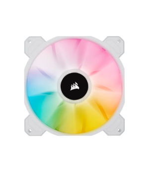 Corsair | 140mm White PWM Fan, Dual Fan Kit with Lighting Node CORE | iCUE SP140 RGB ELITE Performance | Case Fan