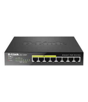 D-Link | 8-Port Gigabit PoE Switch (4xPoE) | DGS-1008P | Unmanaged | Desktop | Power supply type External