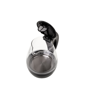 Kettle | Adler | Kettle | AD 1224 | Standard | 2000 W | 1.5 L | Glass | 360° rotational base | Black