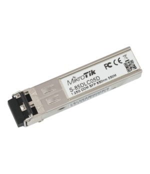 MikroTik | S-31DLC20D | SFP | Single-Mode Fiber | Dual LC | 10/100/1000 Mbit/s | Wavelength 1310 nm | Maximum transfer distance 