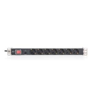 Digitus Aluminum outlet strip with overload protection | DN-95403 | Sockets quantity 7