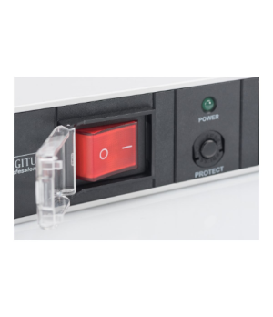 Digitus Aluminum outlet strip with overload protection | DN-95403 | Sockets quantity 7