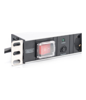 Digitus Aluminum outlet strip with overload protection | DN-95403 | Sockets quantity 7