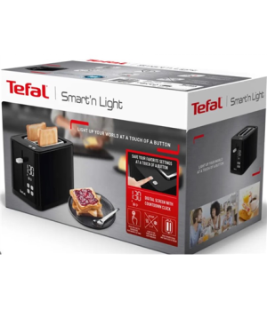 TEFAL Toaster | TT6408 | Power 850 W | Number of slots 2 | Housing material Plastic | Black