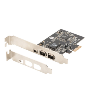 Digitus | IEEE 1394a Interface Card, PCI express, 4 Port 1x ext. 1394mini, 2x ext./1x int. 1394a Ports | DS-30201-5