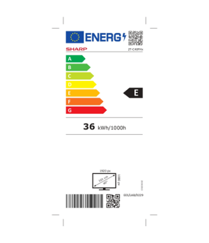 Sharp | 40FH2EA | 40" (101 cm) | Smart TV | Android TV | FHD | Black